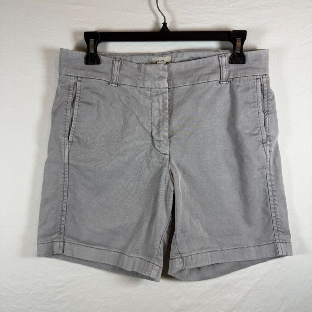 J.Crew Re-Imagined Bermuda Chino Shorts Gray Size 8